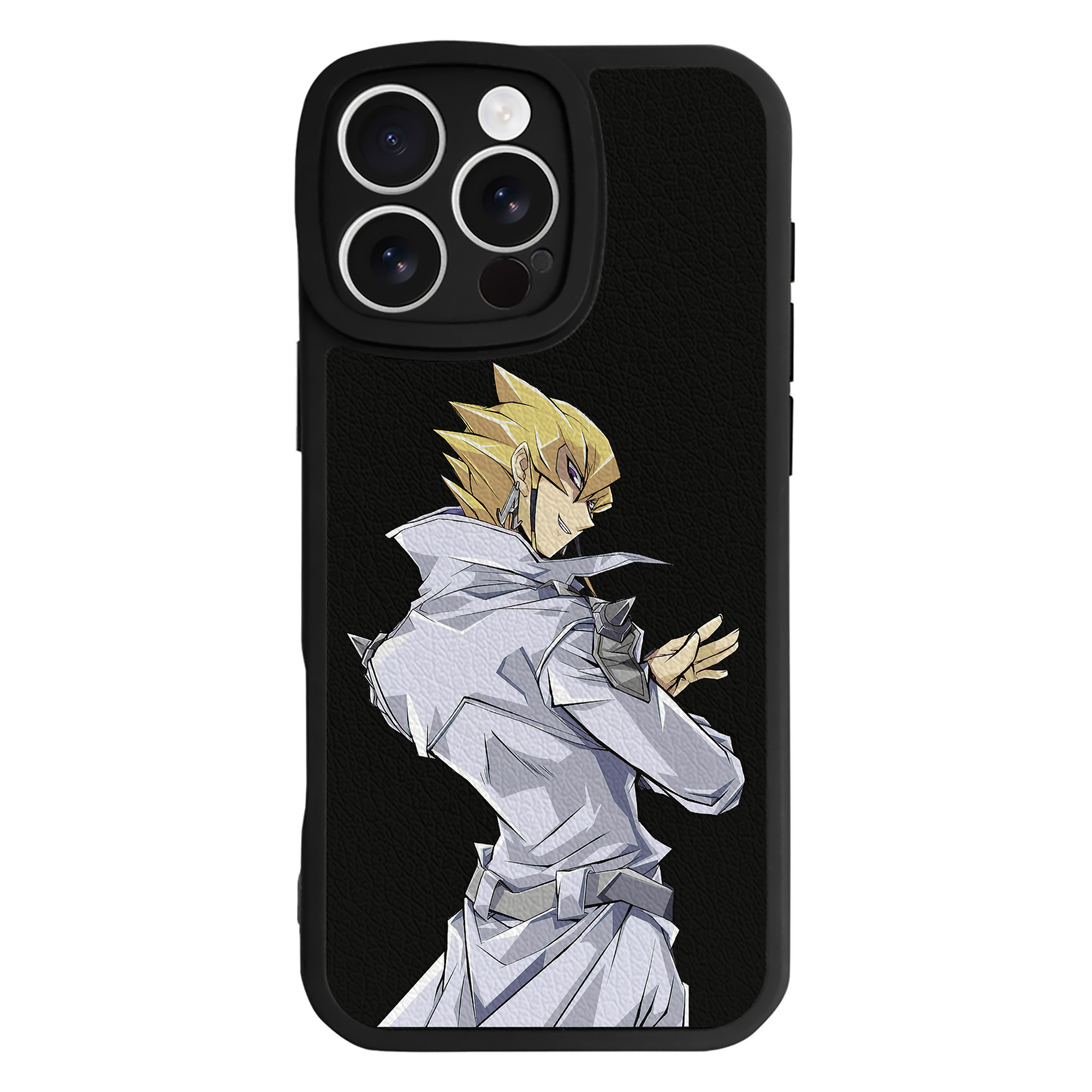 遊☆戯☆王 Yu-Gi-Oh! 【iPhone 16シリーズ対応】シリコンスマホケース（レザー調） 材質：シリコン